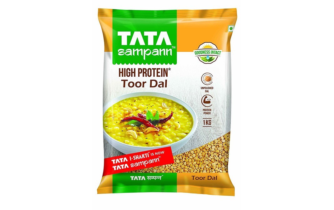 Tata Sampann High Protein Toor Dal   Pack  1 kilogram